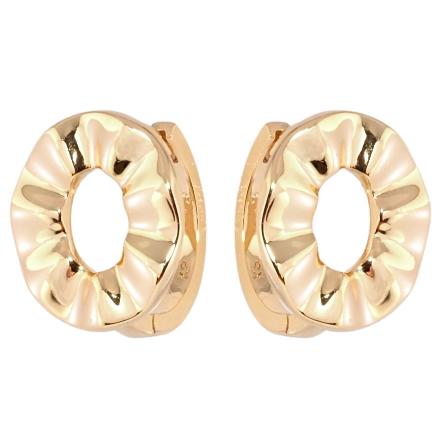 Серьги Xuping Позолота 18K колечки Фигурные овалы фото №1