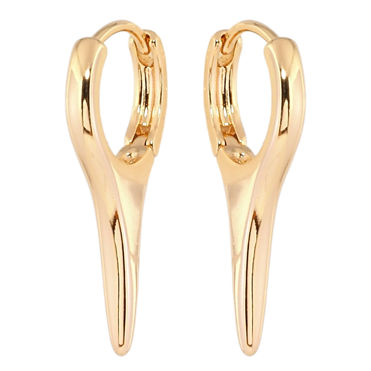 Серьги Xuping Позолота 18K колечки Декоративные фото №4 Серьги Xuping Позолота 18K колечки Декоративные фото №4