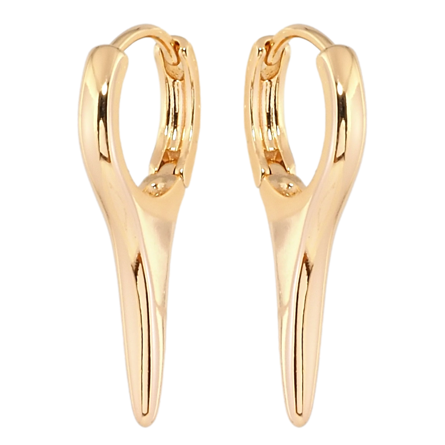 Серьги Xuping Позолота 18K колечки Декоративные фото №1