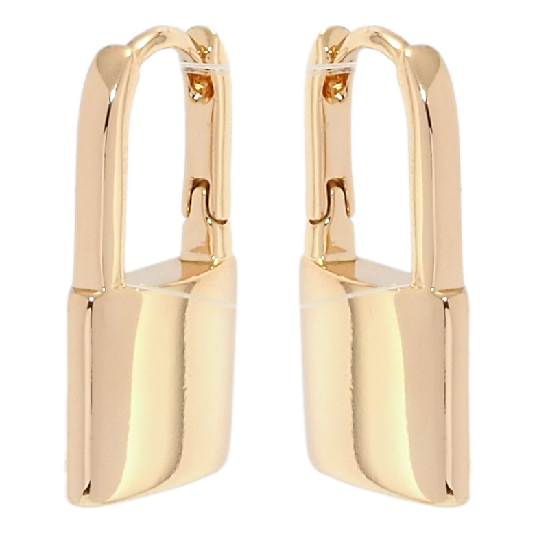 Сережки Xuping Позолота 18K колечка Замочки фото №1