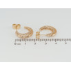 Сережки Xuping Позолота 18K пусети Дуги з різьбленим візерунком фото №2