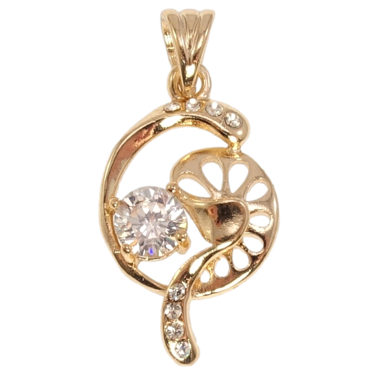 Кулон Fallon Позолота 18K Фантазийный орнамент с цирконием фото №16 Кулон Fallon Позолота 18K Фантазийный орнамент с цирконием фото №16