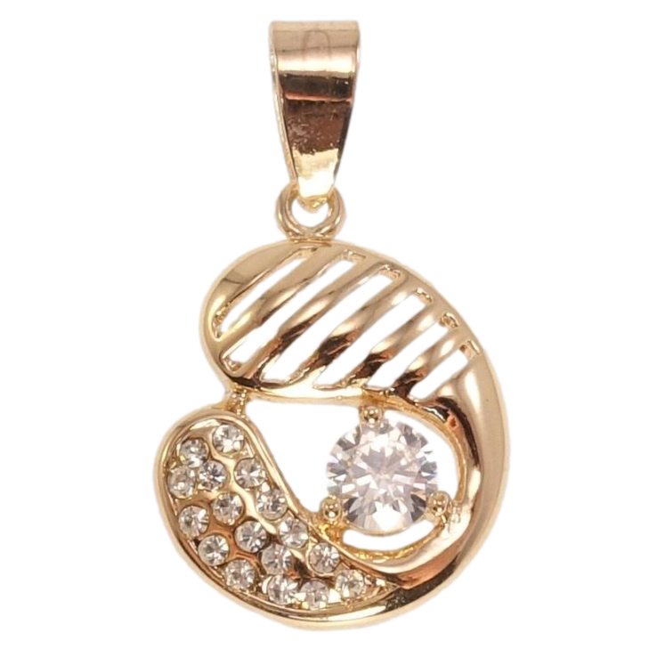 Кулон Fallon Позолота 18K Абстрактный орнамент с цирконием фото №13 Кулон Fallon Позолота 18K Абстрактный орнамент с цирконием фото №13