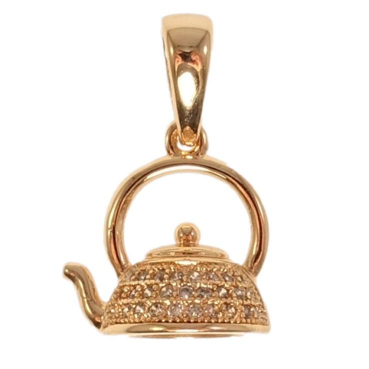 Кулон Fallon Позолота 18K Чайник фото №14 Кулон Fallon Позолота 18K Чайник фото №14