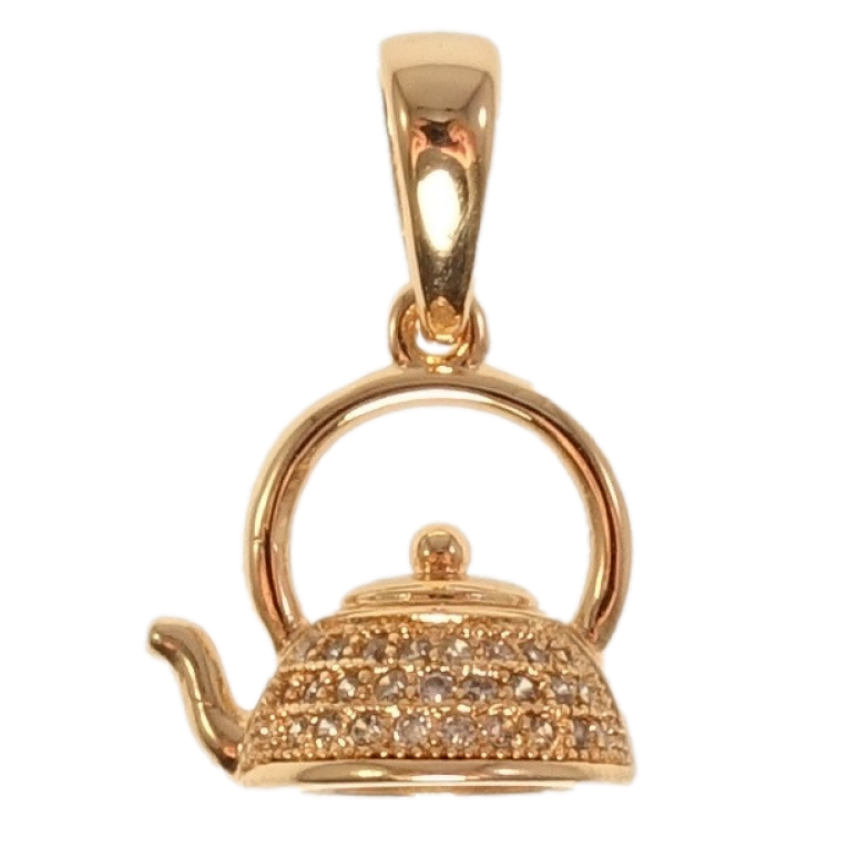 Кулон Fallon Позолота 18K Чайник фото №1 Кулон Fallon Позолота 18K Чайник фото №1