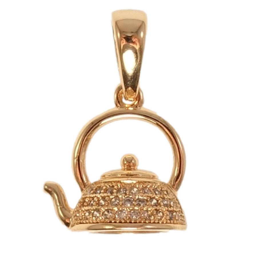 Кулон Fallon Позолота 18K Чайник фото №1 Кулон Fallon Позолота 18K Чайник фото №1