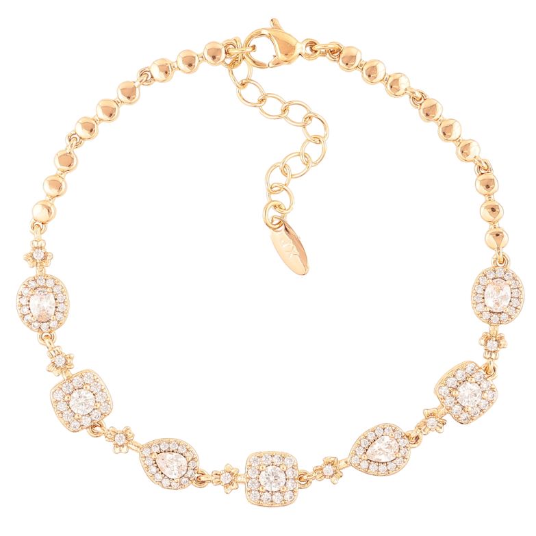 Браслет Xuping Позолота 18K «Інкрустація цирконієм» розмір з доп.цеп.17-20.5см х 2.5мм фото №1 Браслет Xuping Позолота 18K «Інкрустація цирконієм» розмір з доп.цеп.17-20.5см х 2.5мм фото №1