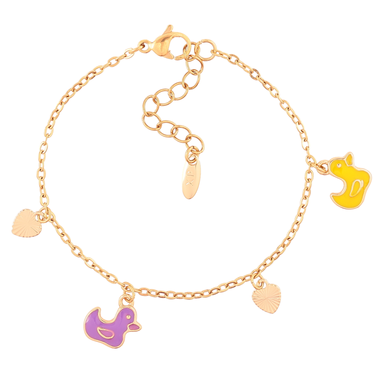 Браслет Xuping Позолота 18K Цепочка Якорная с подвесками длина с доп. цепочкой 14-17см х 1.5мм фото №11 Браслет Xuping Позолота 18K Цепочка Якорная с подвесками длина с доп. цепочкой 14-17см х 1.5мм фото №11