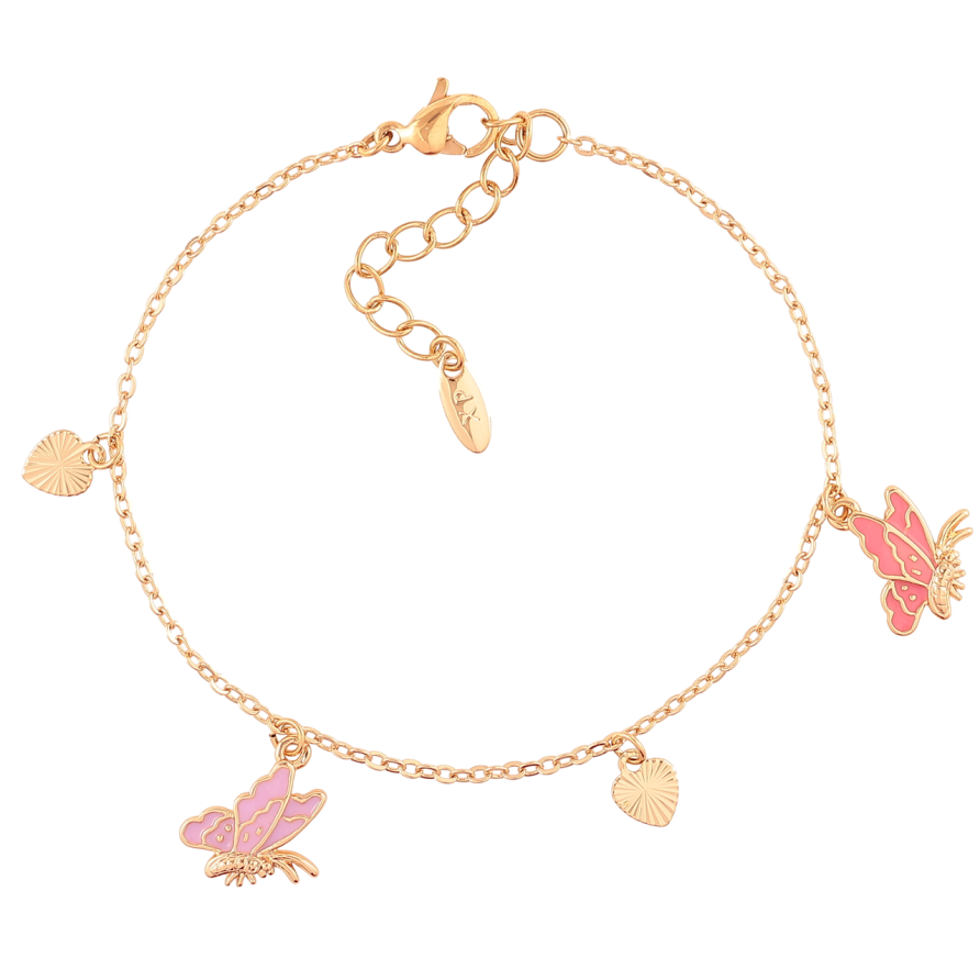 Браслет Xuping Позолота 18K Цепочка Якорная с подвесками  длина с доп. цепочкой 15.5-19см х 1.5мм фото №1