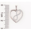Кулон Xuping Родій «Сердечко з нескінченністю» для ланцюжка до 5мм фото №2