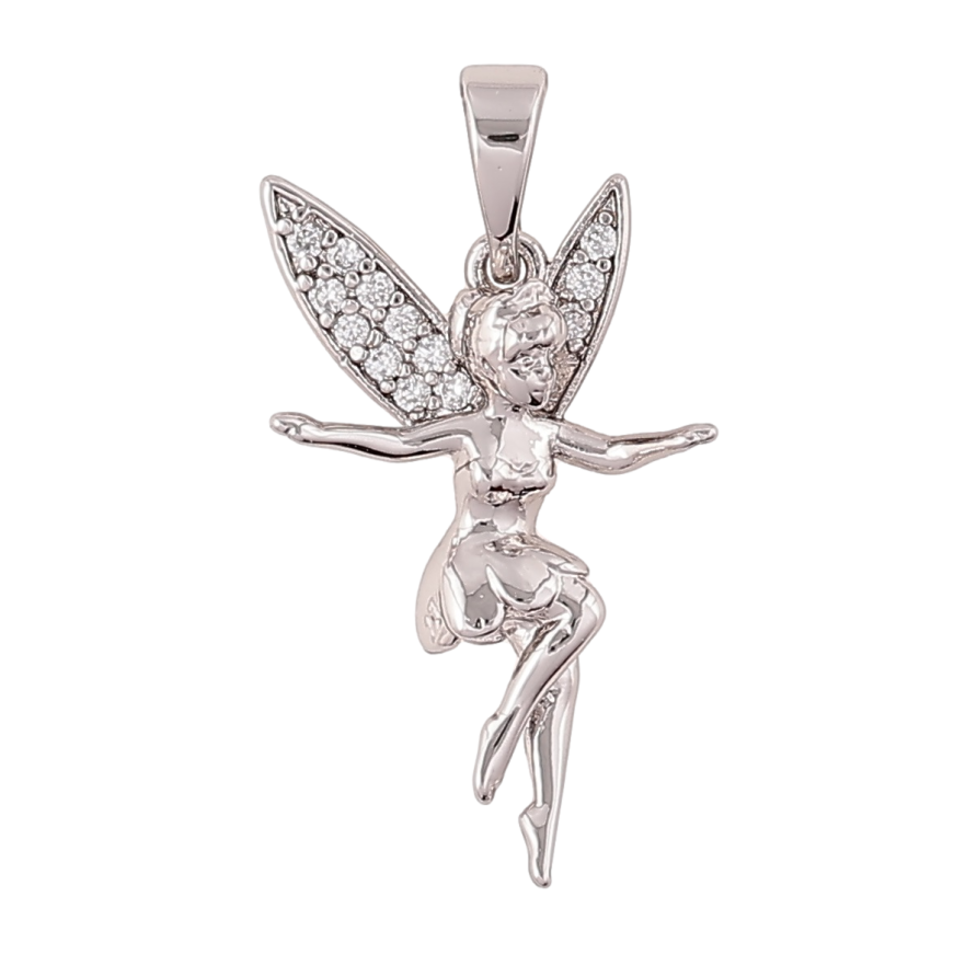 Кулон дитячий Xuping Родій Фея для ланцюжка до 5мм фото №1