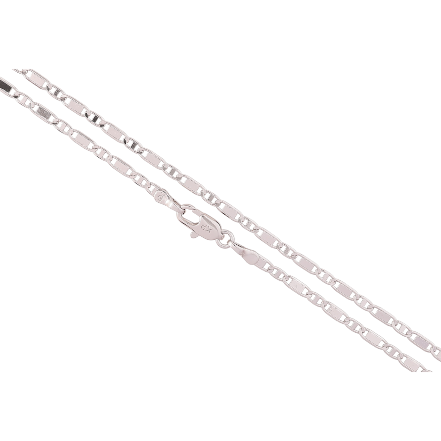 Ланцюжок Xuping Родій «Плетіння Морський ланцюг» довжина 45см х 2мм фото №1