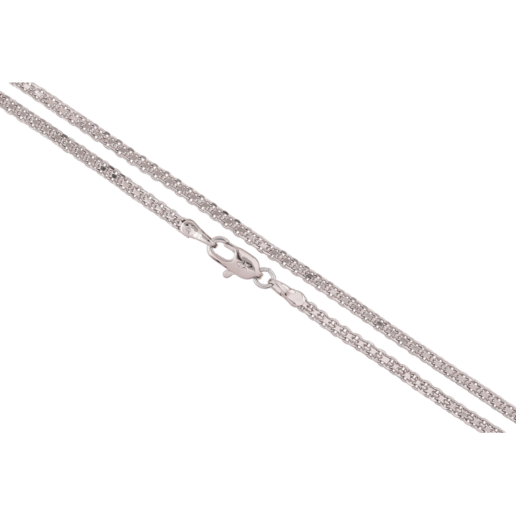 Цепочка Xuping Родий Плетение Итальянский Бисмарк длина 50см х 2мм фото №9
