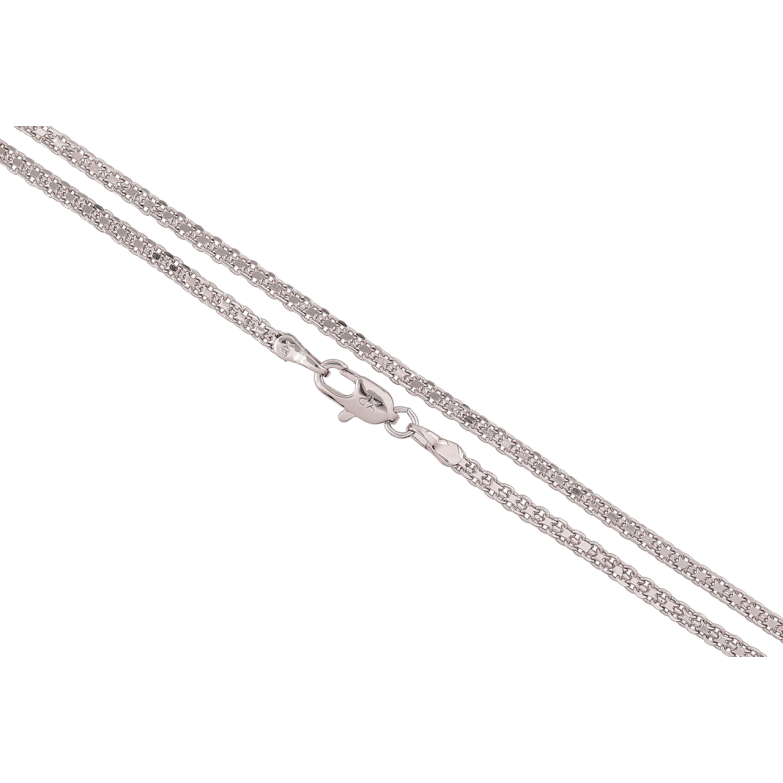 Цепочка Xuping Родий Плетение Итальянский Бисмарк длина 50см х 2мм фото №1 Цепочка Xuping Родий Плетение Итальянский Бисмарк длина 50см х 2мм фото №1