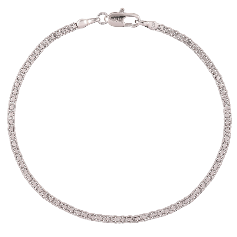 Браслет Xuping Родий Цепочка плетение Итальянский Бисмарк размер 19см х 2мм фото №1 Браслет Xuping Родий Цепочка плетение Итальянский Бисмарк размер 19см х 2мм фото №1