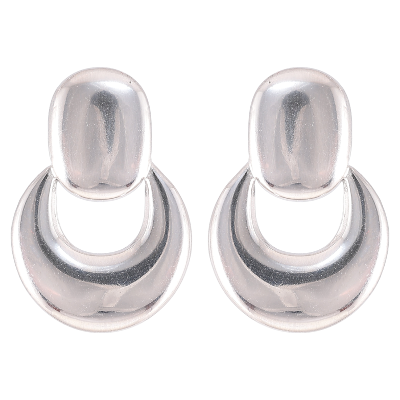 Сережки Xuping TTM Stainless Steel колір Родій пусети «Декоративні» фото №1