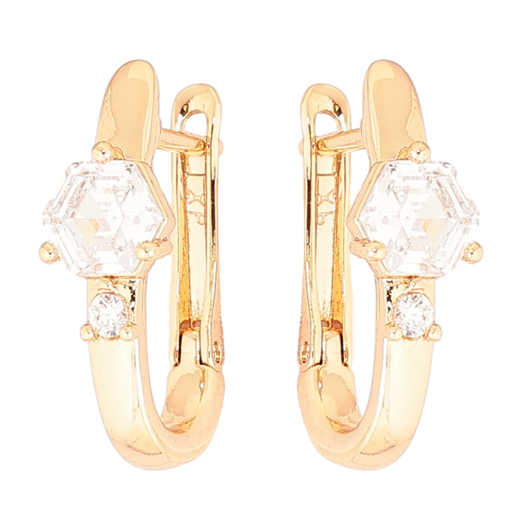 Серьги Xuping Позолота 18K английский замок Вставки кристаллов фото №23 Серьги Xuping Позолота 18K английский замок Вставки кристаллов фото №23