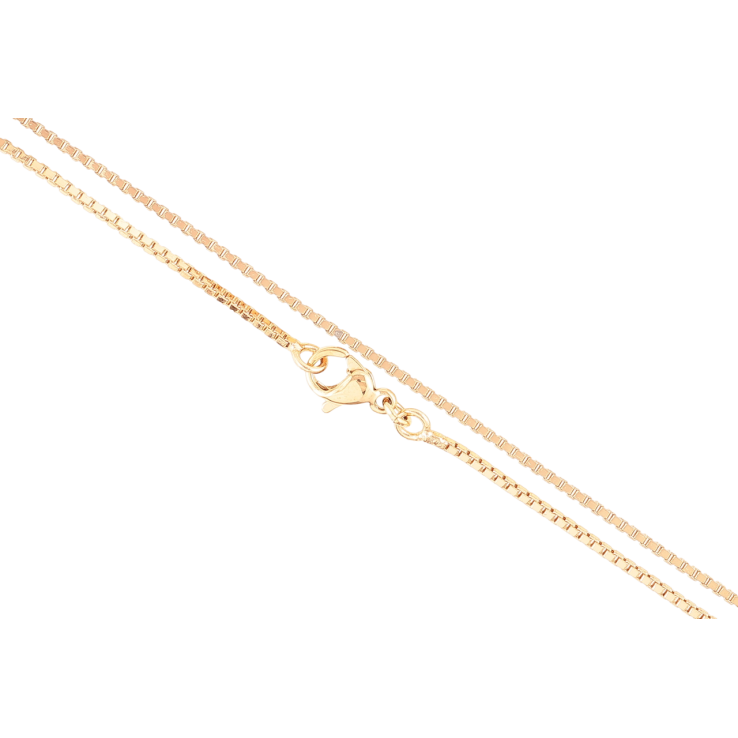 Цепочка Xuping Позолота 18K Плетение Венецианское длинна 45см х 1мм фото №2