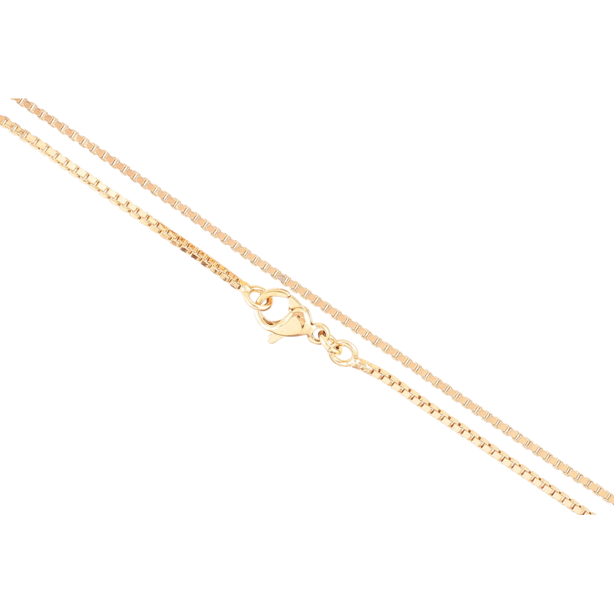 Цепочка Xuping Позолота 18K Плетение Венецианское длинна 45см х 1мм фото №1