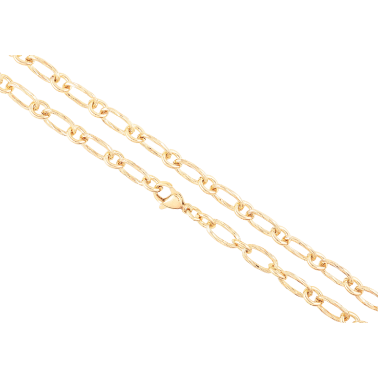 Цепочка Xuping Позолота 18K Плетение Фантазийное длинна 50см х 5-6мм фото №14