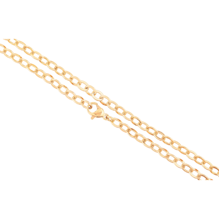 Цепочка Xuping Позолота 18K Плетение Якорное длинна 49см х 4мм фото №3