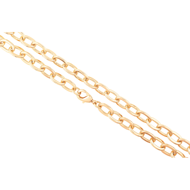 Цепочка Xuping Позолота 18K Плетение Якорное длинна 50см х 8мм фото №1 Цепочка Xuping Позолота 18K Плетение Якорное длинна 50см х 8мм фото №1