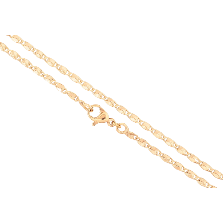 Цепочка Xuping Позолота 18K Плетение Морская цепь длинна 45см х 2мм фото №21