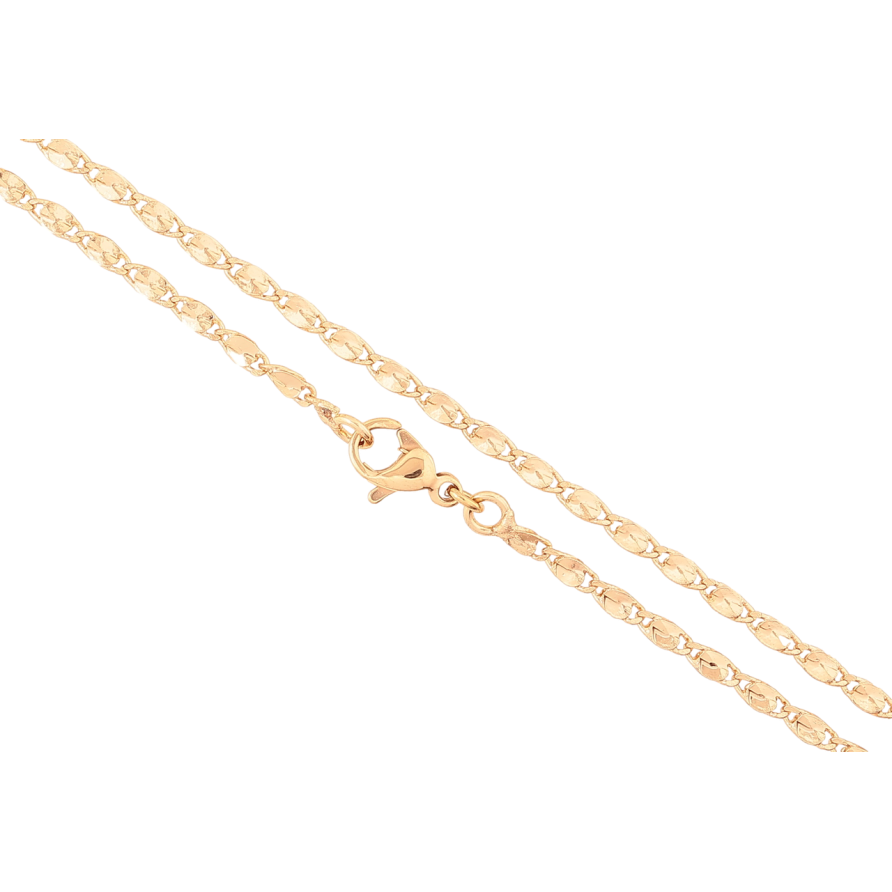 Цепочка Xuping Позолота 18K Плетение Морская цепь длинна 45см х 2мм фото №1