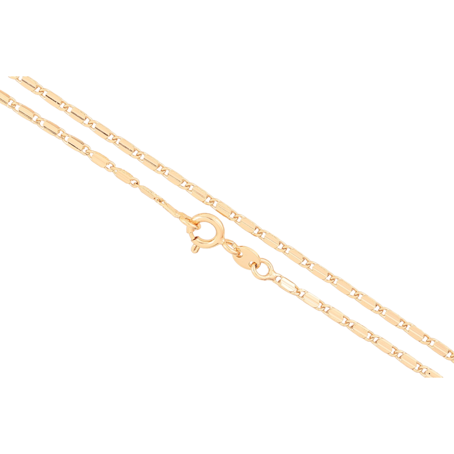 Цепочка Xuping Позолота 18K Плетение Морская цепь длинна 45см х 1.5мм фото №1