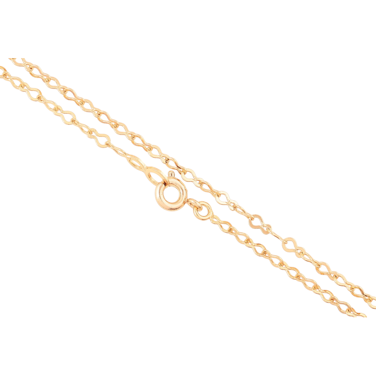 Цепочка Xuping Позолота 18K Плетение Восьмерка длинна 44см х 2.5мм фото №22