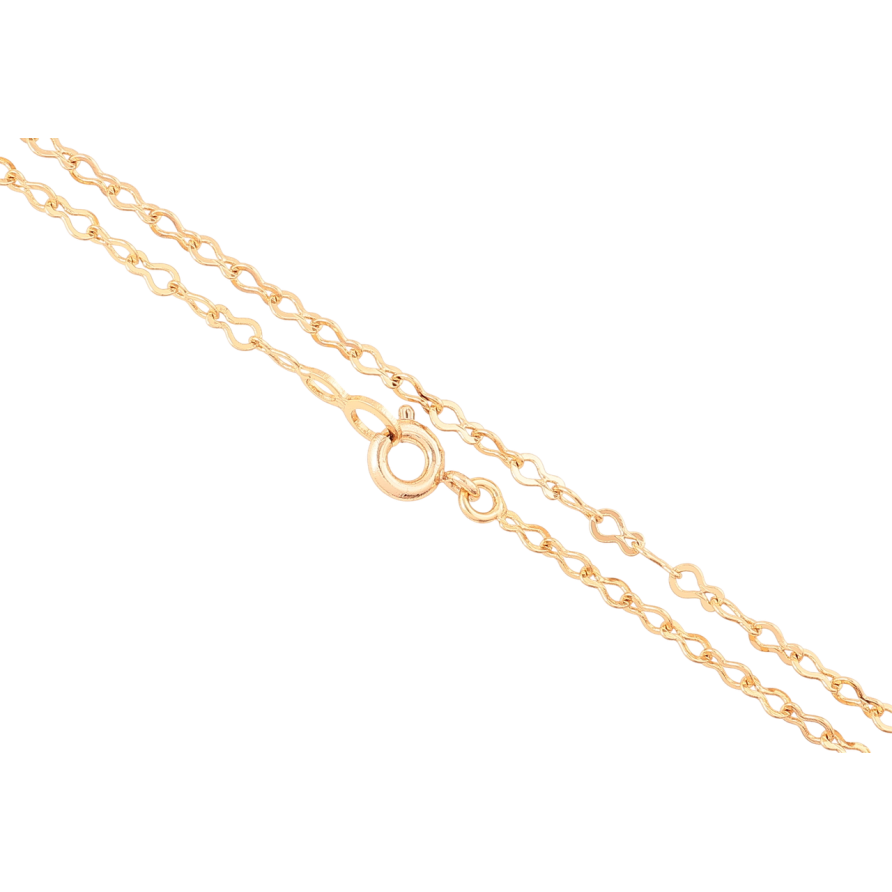 Цепочка Xuping Позолота 18K Плетение Восьмерка длинна 44см х 2.5мм фото №1