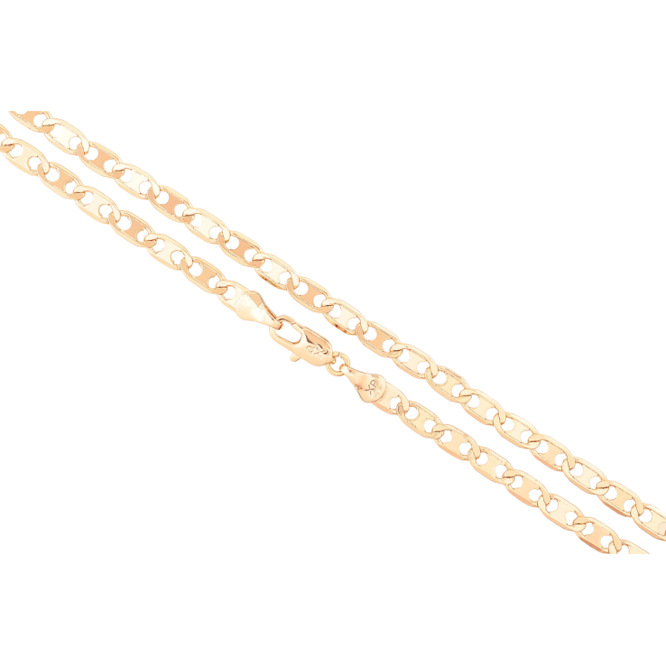 Цепочка Xuping Позолота 18K Плетение Морская цепь длинна 44см х 4мм фото №21