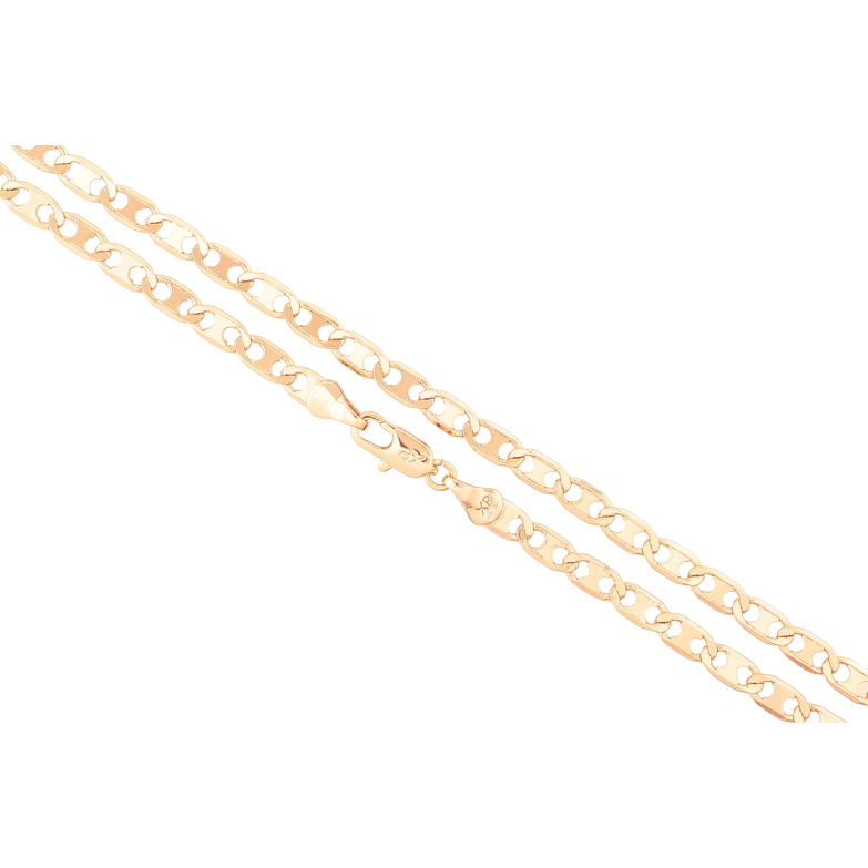 Ланцюжок Xuping Позолота 18K «Плетіння Морський ланцюг» довжина 44см х 4мм фото №1 Ланцюжок Xuping Позолота 18K «Плетіння Морський ланцюг» довжина 44см х 4мм фото №1