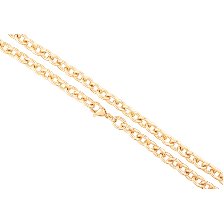 Цепочка Xuping Позолота 18K Плетение Якорное длинна 45см х 6мм фото №4