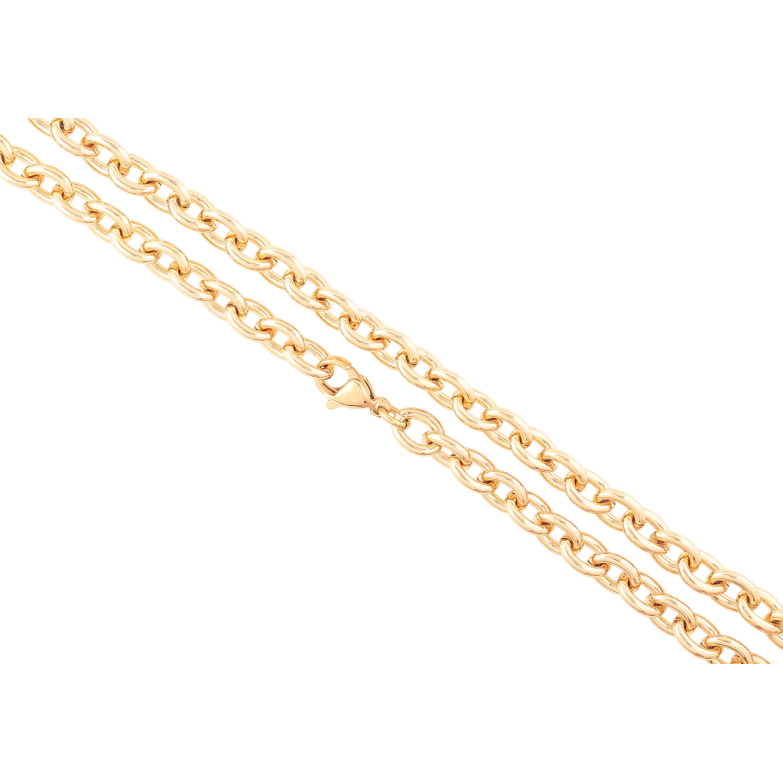 Цепочка Xuping Позолота 18K Плетение Якорное длинна 45см х 6мм фото №1