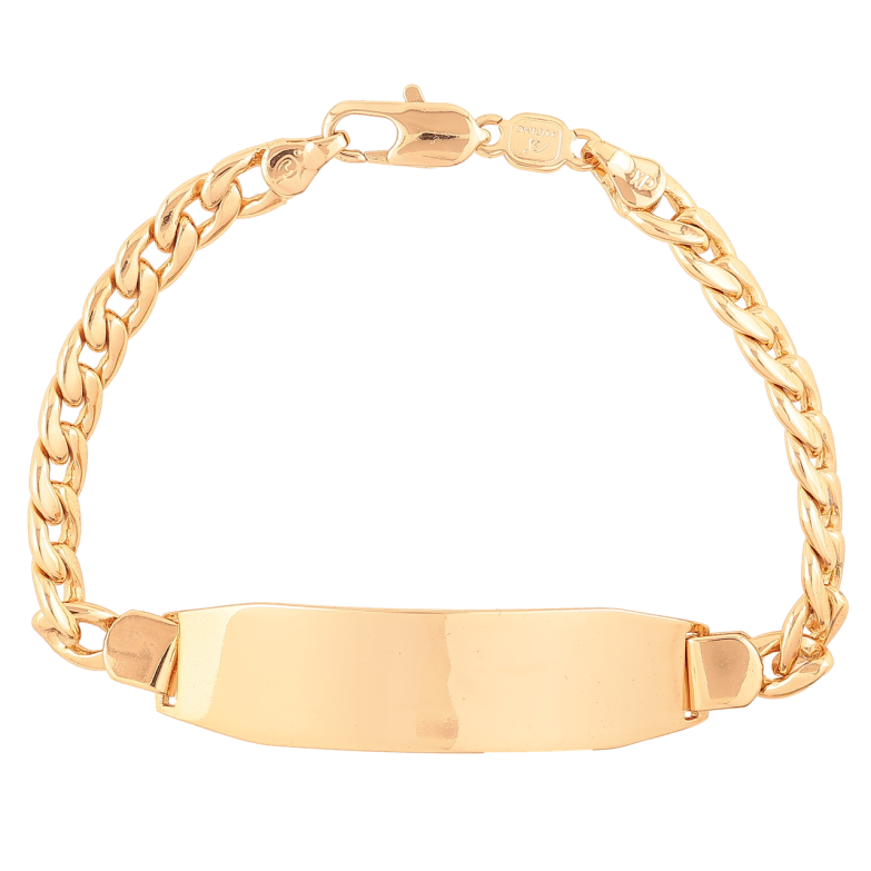 Браслет Xuping Позолота 18K «Ланцюжок Панцирний із вставкою для гравіювання розмір 19см х 5.5мм фото №1 Браслет Xuping Позолота 18K «Ланцюжок Панцирний із вставкою для гравіювання розмір 19см х 5.5мм фото №1