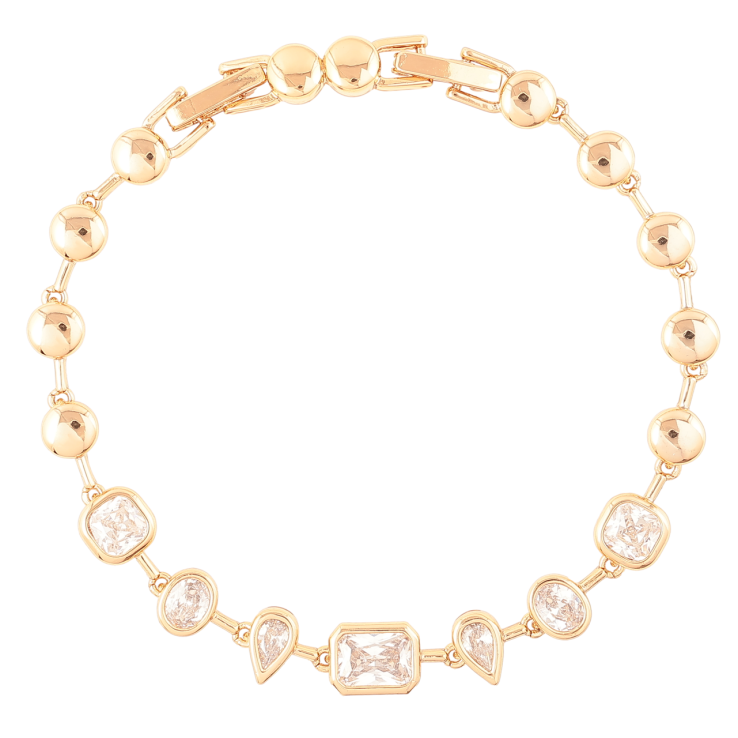 Браслет Xuping Позолота 18K Доріжка фіанітів розмір з доп. замком 16.5,18.5см х 5мм фото №17 Браслет Xuping Позолота 18K Доріжка фіанітів розмір з доп. замком 16.5,18.5см х 5мм фото №17