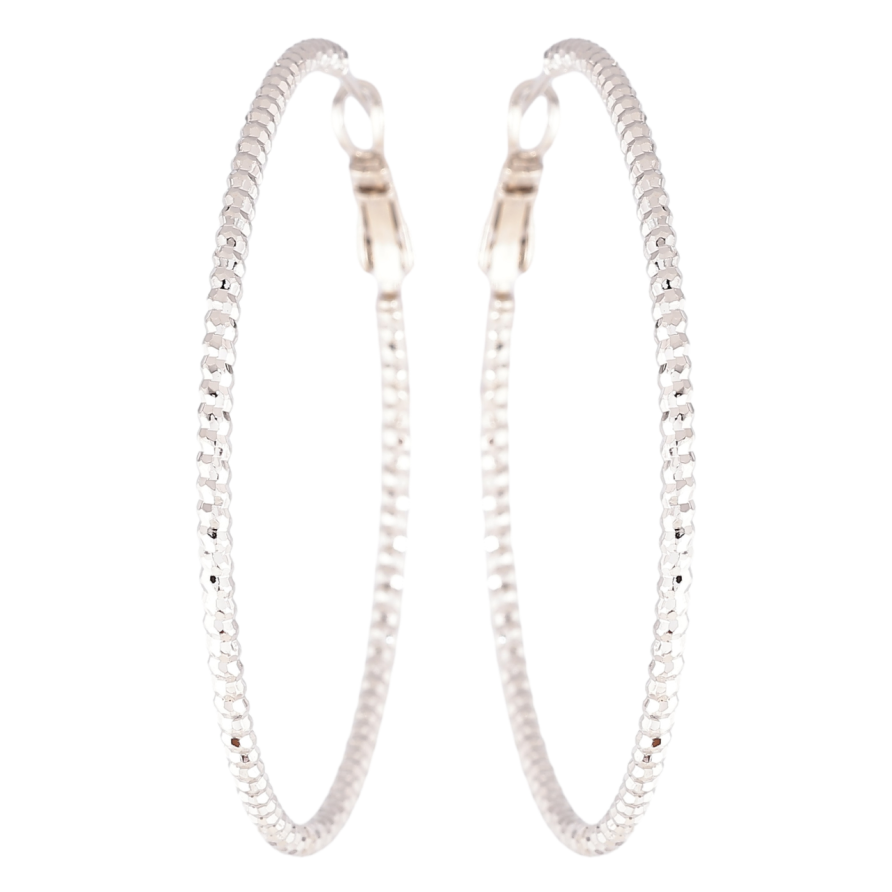 Серьги Xuping Родий кольца (конго) Декоративный узор ø 5см фото №1 Серьги Xuping Родий кольца (конго) Декоративный узор ø 5см фото №1