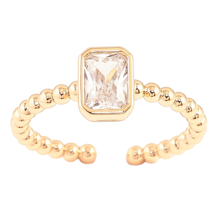 Каблучка Xuping Позолота 18K «Фіаніт» фото №5