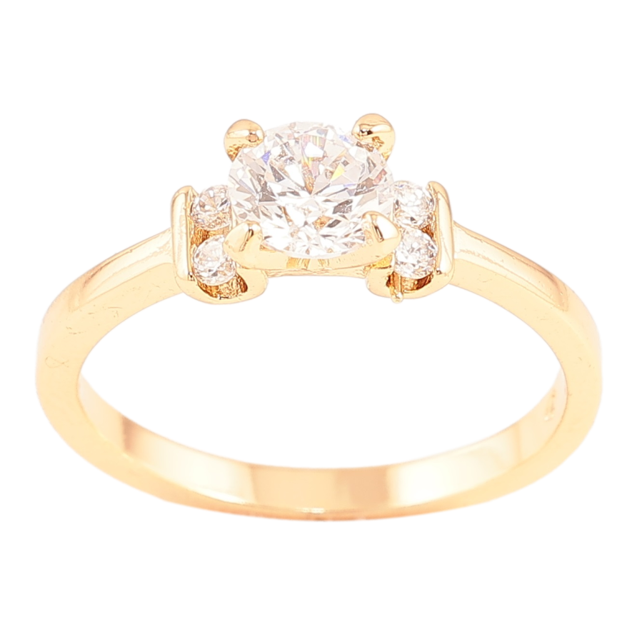 Кольцо Xuping Позолота 18K Узор с цирконием фото №1 Кольцо Xuping Позолота 18K Узор с цирконием фото №1