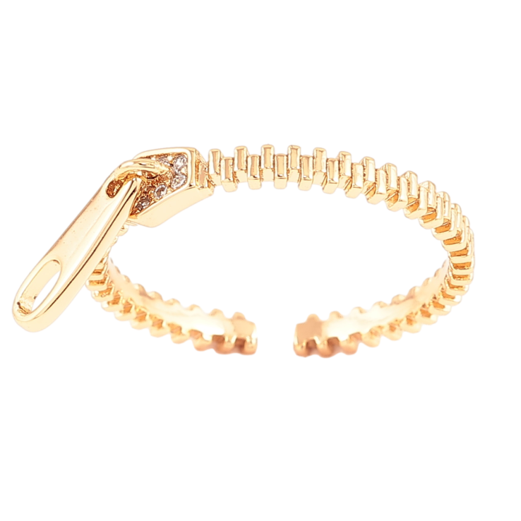 Каблучка Xuping Позолота 18K «Бігунок з цирконієм» фото №9 Каблучка Xuping Позолота 18K «Бігунок з цирконієм» фото №9