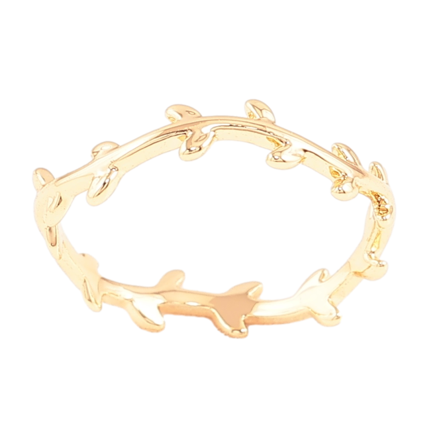 Каблучка Xuping Позолота 18K «Гілочка» фото №1