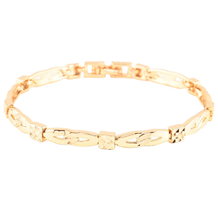 Браслет Xuping Позолота 18K Декоративный узор размер 19см х 5мм фото №1 Браслет Xuping Позолота 18K Декоративный узор размер 19см х 5мм фото №1