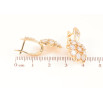 Серьги Xuping Позолота 18K английский замок Цветочки с цирконием фото №2 Серьги Xuping Позолота 18K английский замок Цветочки с цирконием фото №2