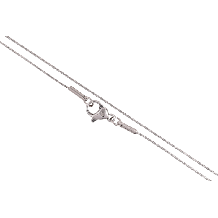 Ланцюжок Xuping ТТМ Stainless Steel колір Родій «Плетіння Якірне склочене довжина 50см х 0.5мм фото №2 Ланцюжок Xuping ТТМ Stainless Steel колір Родій «Плетіння Якірне склочене довжина 50см х 0.5мм фото №2