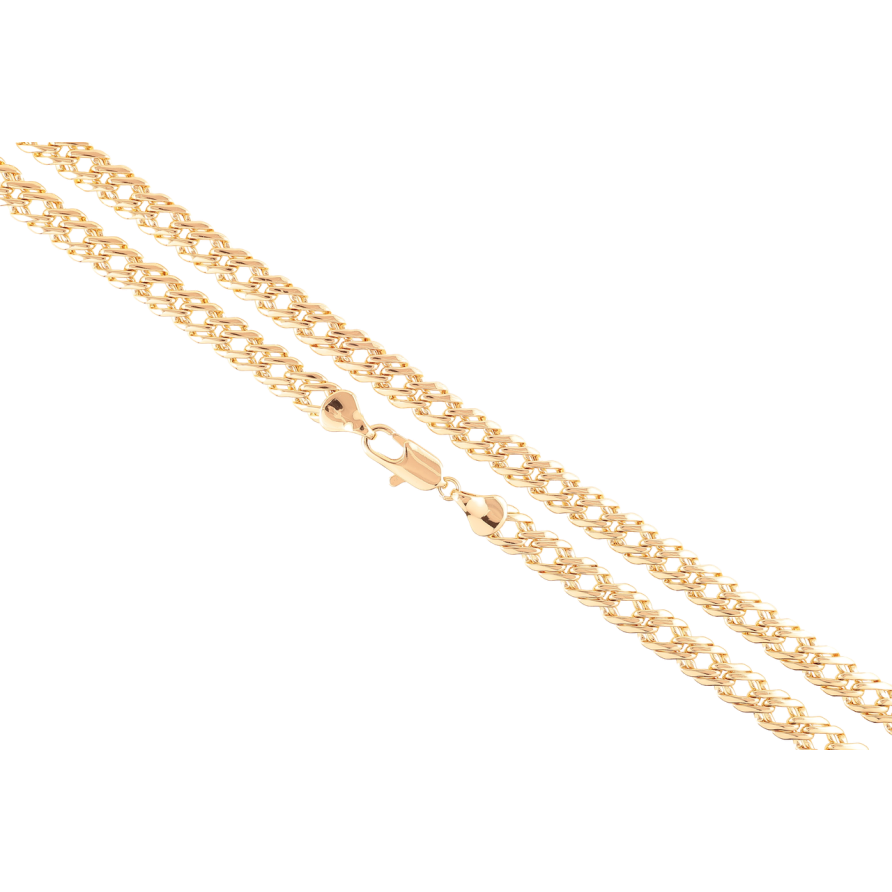 Цепочка Xuping Позолота 18K Плетение Двойной Ромб длинна 50см х 7мм фото №1 Цепочка Xuping Позолота 18K Плетение Двойной Ромб длинна 50см х 7мм фото №1