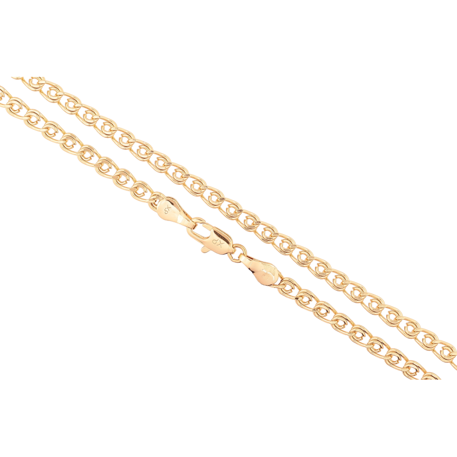 Ланцюжок Xuping Позолота 18K «Плетіння Лав» довжина 45см х 3.5мм фото №1 Ланцюжок Xuping Позолота 18K «Плетіння Лав» довжина 45см х 3.5мм фото №1