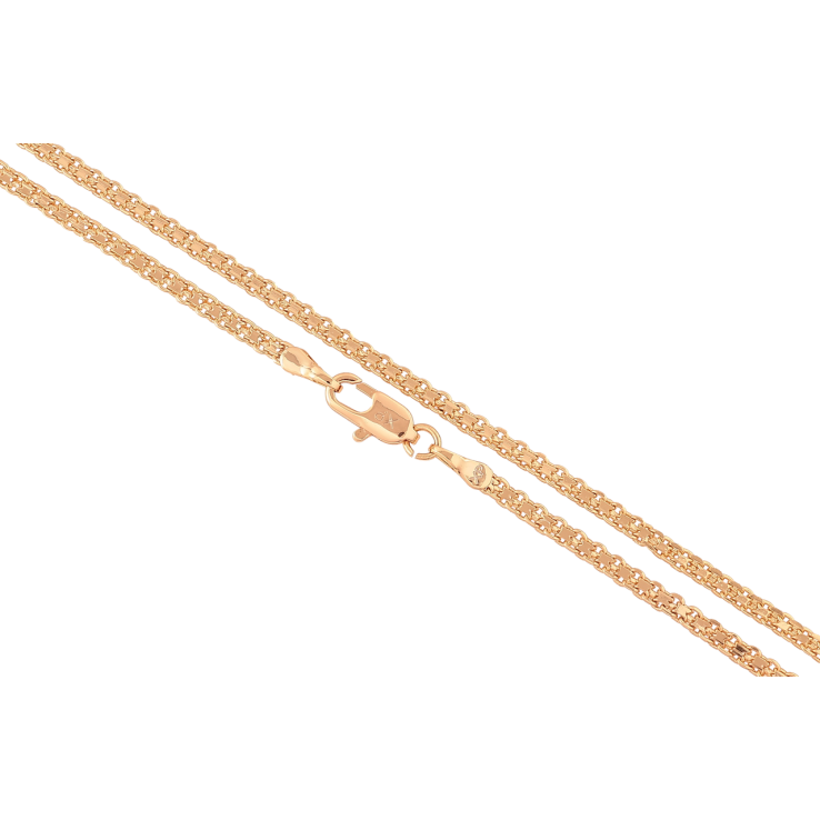 Ланцюжок Xuping Позолота 18K «Плетіння Італійський Бісмарк» довжина 45см х 2мм фото №9 Ланцюжок Xuping Позолота 18K «Плетіння Італійський Бісмарк» довжина 45см х 2мм фото №9