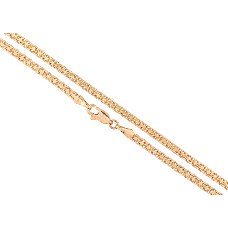 Ланцюжок Xuping Позолота 18K «Плетіння Італійський Бісмарк» довжина 45см х 3мм фото №23 Ланцюжок Xuping Позолота 18K «Плетіння Італійський Бісмарк» довжина 45см х 3мм фото №23