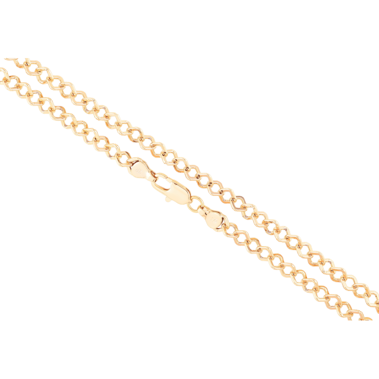 Цепочка Xuping Позолота 18K Плетение Ромб длинна 45см х 6мм фото №12